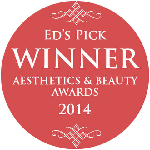 EDs Pick Winner Aesthetics & Beauty Awards 2014 EDs Pick Winner Aesthetics & Beauty Awards 2014